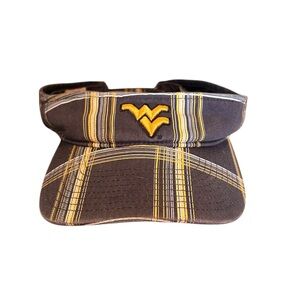 West Virginia Mountaineers WVU Visor Cap 47 Brand One Size Adjustable